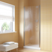 Дверь в душевой проем Vegas EP LUX 85 08 02 L глянцевый хром/шиншилла