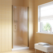 Дверь в душевой проем Vegas EP LUX 85 05 02 R бронза/шиншилла