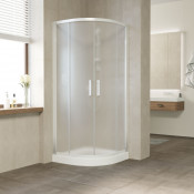 Душевой уголок Vegas Glass ZS 90 01 10 белый/сатин