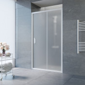 Душевая дверь в нишу Vegas ZP NOVO 100 01 10 белый/сатин