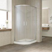 Душевой уголок Vegas Glass ZS-F 100*80 07 10 матовый хром/сатин