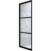 Шторка для ванны Riho Grid GB501 L GBB5080001 80 черный/прозрачное