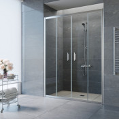 Душевая дверь в нишу Vegas Z2P 180 08 01 глянцевый хром/прозрачное