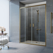 Душевая дверь в нишу Vegas Z2P 190 05 01 бронза/прозрачное