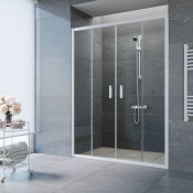 Душевая дверь в нишу Vegas Z2P NOVO 220 01 01 белый/прозрачное