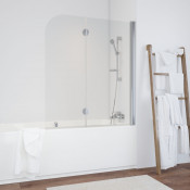 Шторка для ванной Vegas E2V 120 08 01 R глянцевый хром/прозрачное