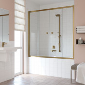 Шторка на ванную Vegas Z2V 180 05 01 бронза/прозрачное