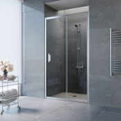 Душевая дверь в нишу Vegas Glass ZP 100 08 01 глянцевый хром/прозрачное