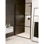 Душевая дверь Riho Grid GB101 80 GB1080000 черный матовый/прозрачное