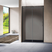 Душевая дверь Vincea Como VPS-1C120CGB матовый черный/тонированное