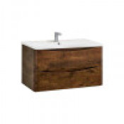 Тумба под раковину Vincea Roberta VMC-1R800RW 800 темный дуб