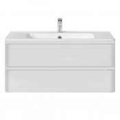 Тумба под раковину Vincea Vico VMC-2V100GW 1000 белый глянец