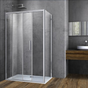 Душевой уголок Vincea Soft VSR-3SO8013CL 130x80 хром/прозрачное