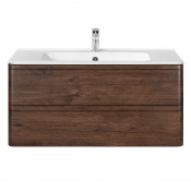 Тумба под раковину Vincea Vico VMC-2V100RW 1000 темное дерево