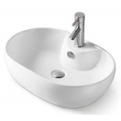 Раковина накладная Vincea VBS-116 59х41 белый