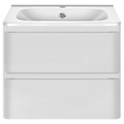 Тумба под раковину Vincea Vico VMC-2V600GW 600 белый глянец