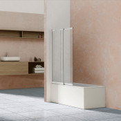 Шторка на ванную Vegas ( Vincea) VSB-1E100CL 100 хром/прозрачное