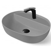 Раковина накладная Vincea VBS-121MG 50х38 матовый серый