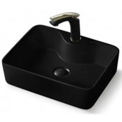 Раковина накладная Vincea VBS-127MB 47.5х36.5х13 матовый черный