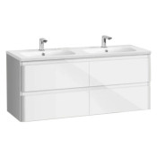 Тумба под раковину Vincea Alba 1200 VMC-1A120LW белая эмаль