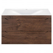 Тумба под раковину Vincea Fine 800 VMC-2F800RW темное дерево