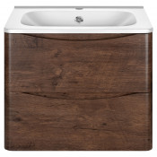 Тумба под раковину Vincea Paola 600 VMC-2P600RW темный дуб