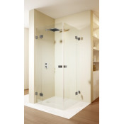 Душевой уголок Riho SZ Scandic NXT Х207 GX09082B0 77х77 черный/прозрачное