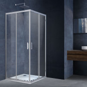 Душевой уголок Vincea Rapid VSS-3R80/90CL хром/прозрачное