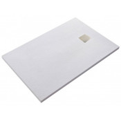 Поддон для душа из искусственного камня Vincea VST-2SR28010W 80x100 белый матовый