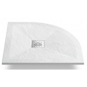 Поддон для душа из искусственного камня Vincea VST-4SQ9012W-L 120x90 белый матовый левый 