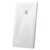 Поддон для душа из искусственного камня Vincea VST-4SR8012W 120x80 белый матовый