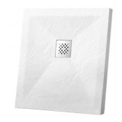 Поддон для душа из искусственного камня Vincea VST-4SR1010W 100x100 белый матовый