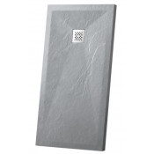 Поддон для душа из искусственного камня Vincea VST-4SR9012G 120x90 серый