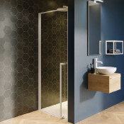 Душевая дверь Riho Lucid GD101 GD108W000 80 белый матовый/прозрачное