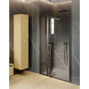 Душевая дверь Riho Lucid GD104 GD113B000 130 черный матовый/прозрачное