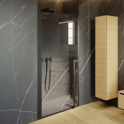 Душевая дверь Riho Lucid GD101 GD110B000 100 черный матовый/прозрачное