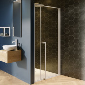 Душевая дверь Riho Lucid GD104 GD112W000 120 белый матовый/прозрачное