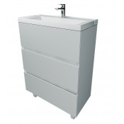 Тумба с раковиной Marka One Bumble 50Н У88747 белый