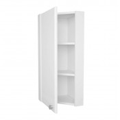 Шкаф угловой подвесной 1MarKa Story 43П У99317 левый белый глянец