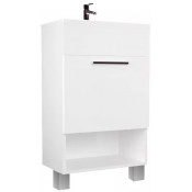 Тумба с раковиной 1Marka July 50Н У85932 белый глянец