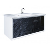 Тумба под раковину Marka One Seattle 90П У72809 black stone