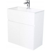 Тумба с раковиной 1Marka Mira 60П У75328 белый глянец