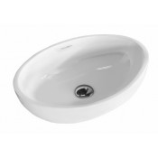 Раковина Sanita Luxe Ringo Cut 53 WB.CT/Ringo/53-N/WHT.G/S1 белый глянец