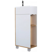 Тумба с раковиной 1Marka Laura 40Н У85931 правая дуб сонома