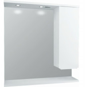 Зеркало 1Marka Кода 65 Лайт У23118 белый глянец