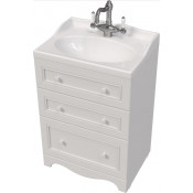 Тумба с раковиной 1Marka Avanti 60Н У99204 белый глянец