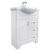 Тумба под раковину 1Marka Прованс New 65Н У94488 белый глянец