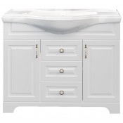 Тумба под раковину 1Marka Прованс New 80Н У94490 белый глянец