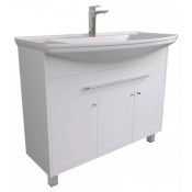 Тумба под раковину 1Marka Lina Classic New 105Н У94491 белый глянец