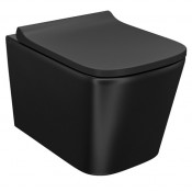 Подвесной унитаз Iddis Bild BILR2BMi25 черный матовый